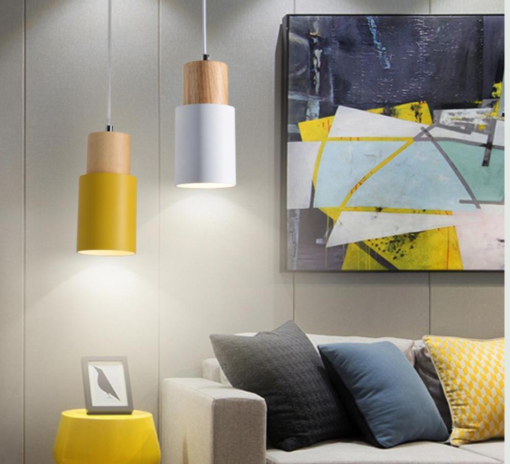 Designer Wooden Base Hanging Light