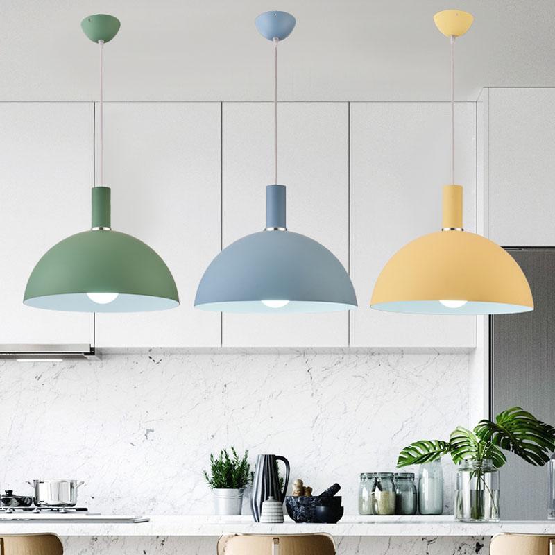 Modern Round Lampshade Hanging Light