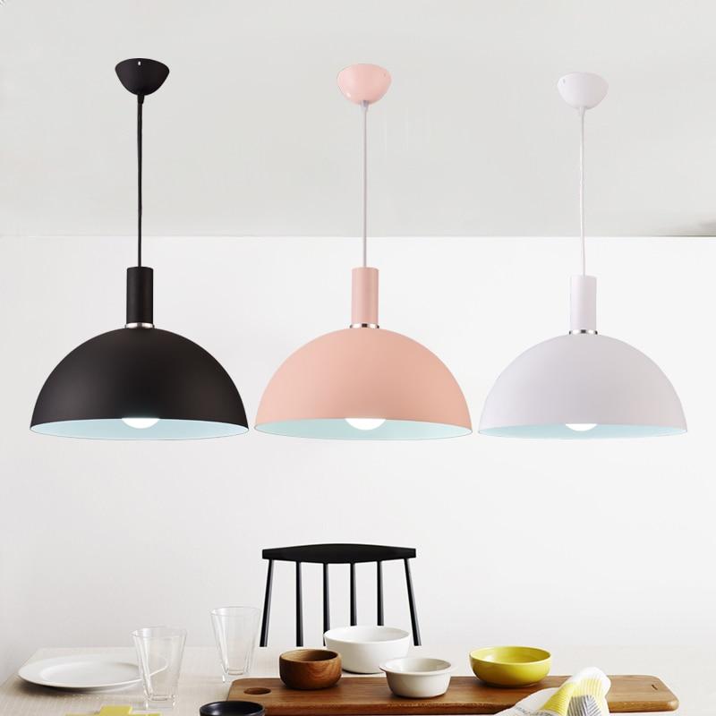 Modern Round Lampshade Hanging Light