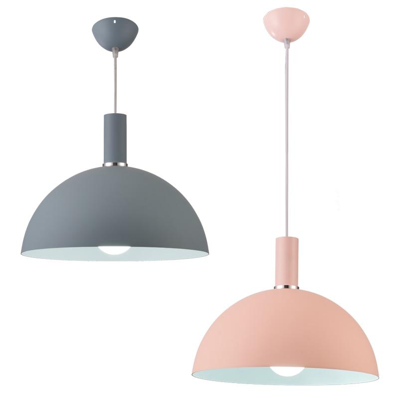 Modern Round Lampshade Hanging Light