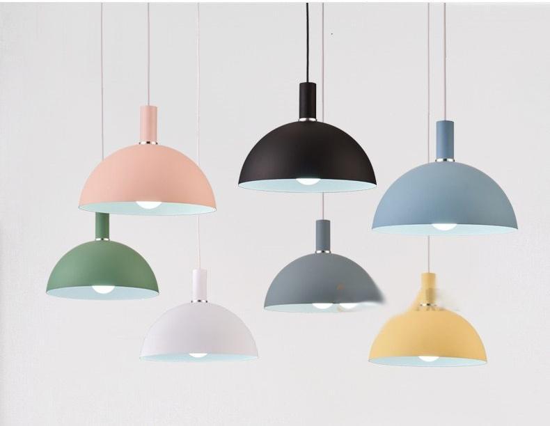 Modern Round Lampshade Hanging Light