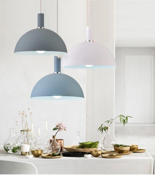 Modern Round Lampshade Hanging Light